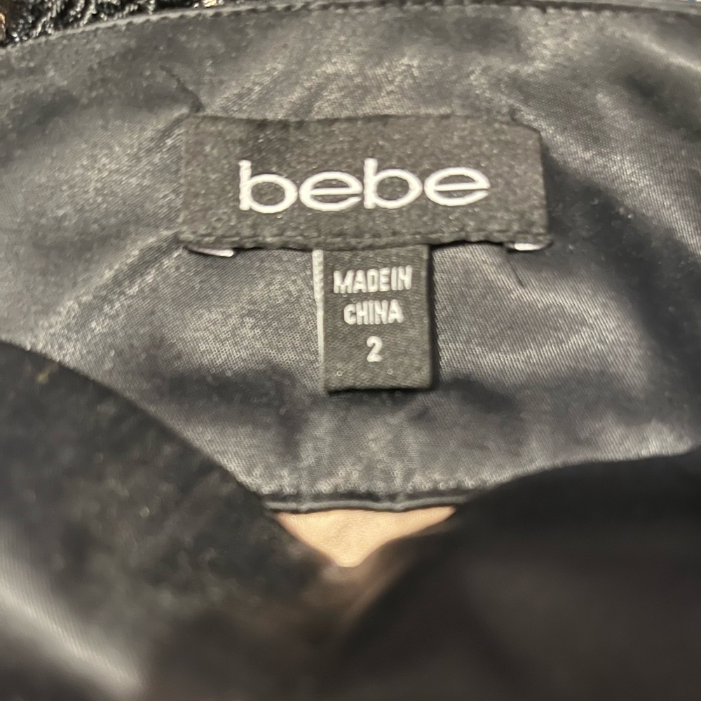 Bebe Lace & Satin Skirt - Picture 6 of 8